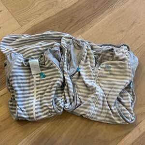 Two Medium Love to Dream transitional swaddle